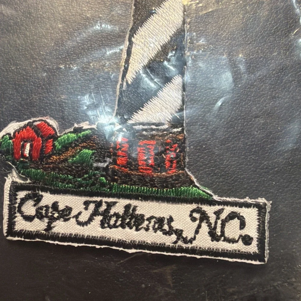 NIP Cape Halleras, NC Lighthouse Souvenir Embroidered Patch Badge